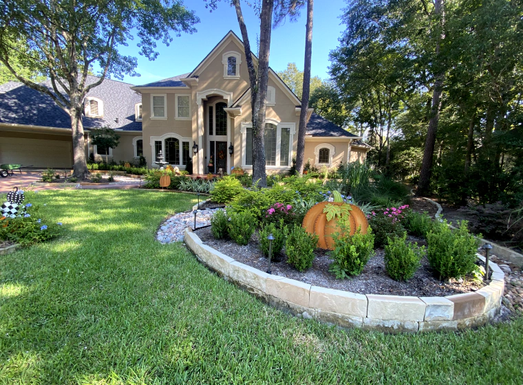 beautiful outdoor landscaping
